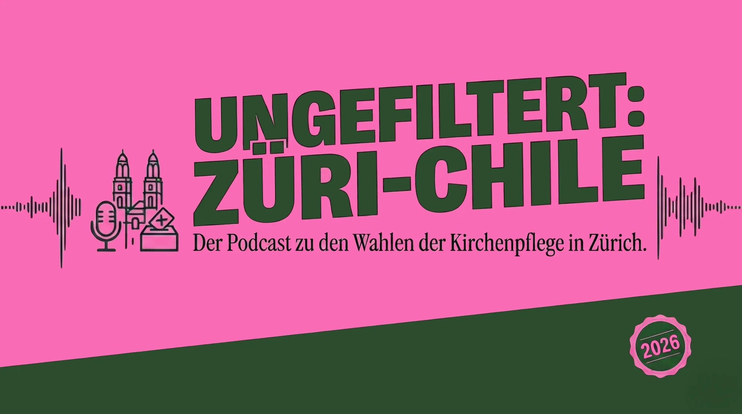 Episodenübersicht des Podcasts Ungefiltert mit pinken Thumbnails